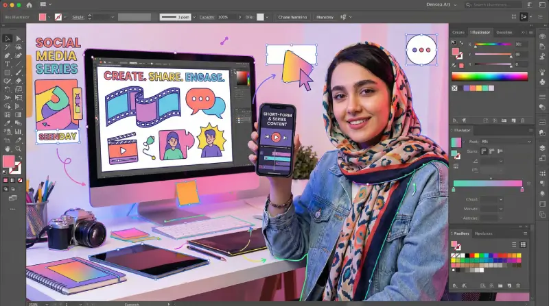 تولید محتوای شبکه‌های اجتماعی (Short-form & Series)_seenday