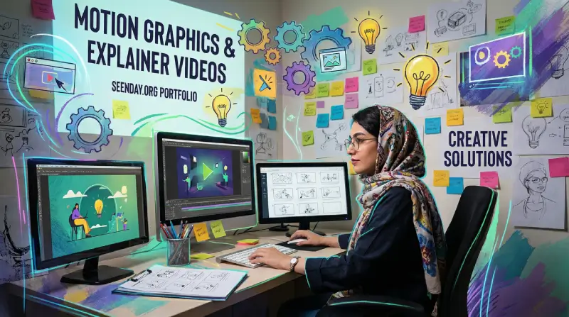 موشن‌گرافیک و ویدئو اکسپلینر_seenday