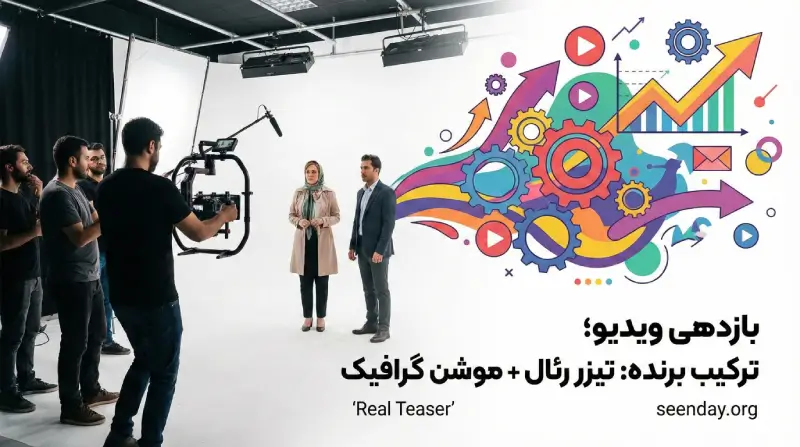 ترکیب برنده: تیزر رئال + موشن گرافیک